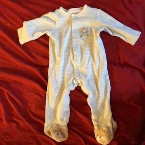 Blue and white sleepers